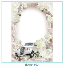 marco de fotos de flores 890