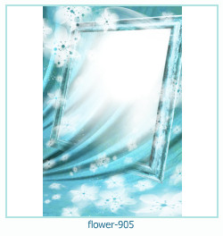 marco de fotos de flores 905