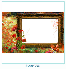 marco de fotos de flores 908