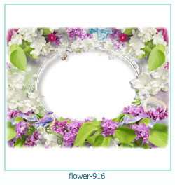 marco de fotos de flores 916