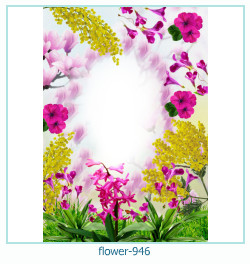 marco de fotos de flores 946