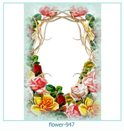 marco de fotos de flores 947