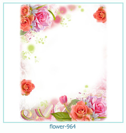 marco de fotos de flores 964