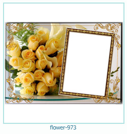 marco de fotos de flores 973