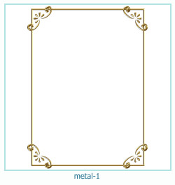 marco de fotos de metal 1