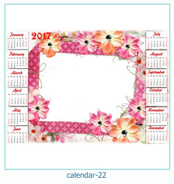 calendar photo frame 22