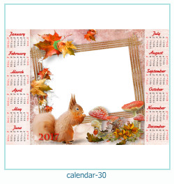 calendar photo frame 30