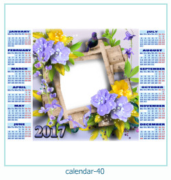 calendar photo frame 40