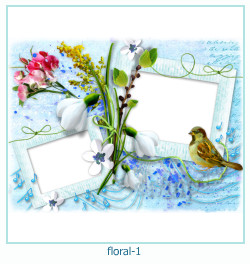 Marcos de Collages Florales 1