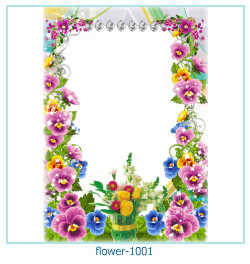 marco de fotos de flores 1001