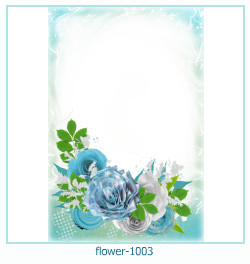 marco de fotos de flores 1003