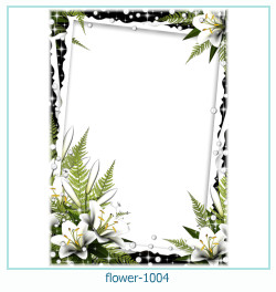 marco de fotos de flores 1004