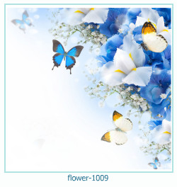 marco de fotos de flores 1009