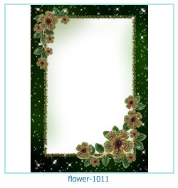 marco de fotos de flores 1011