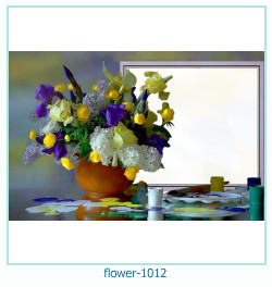 marco de fotos de flores 1012