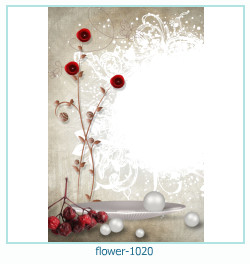 marco de fotos de flores 1020