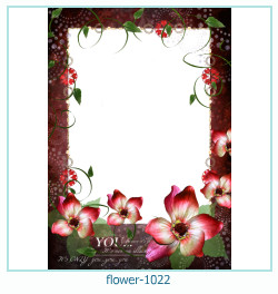 marco de fotos de flores 1022