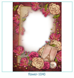 marco de fotos de flores 1040