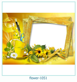 marco de fotos de flores 1051