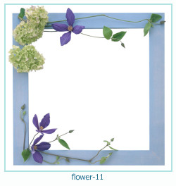 marco de fotos de año de flores 11