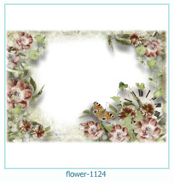 marco de fotos de flores 1124