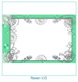 marco de fotos de flores 115