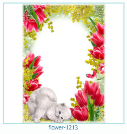 marco de fotos de flores 1213