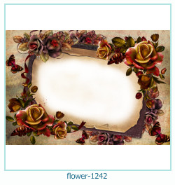marco de fotos de flores 1242