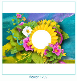 marco de fotos de flores 1255