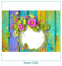 marco de fotos de flores 1256