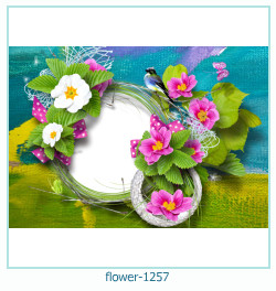 marco de fotos de flores 1257