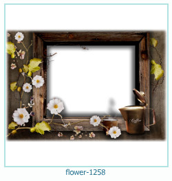 marco de fotos de flores 1258
