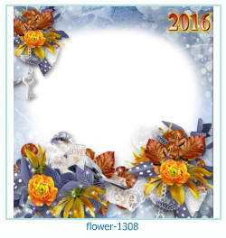 marco de fotos de flores 1308