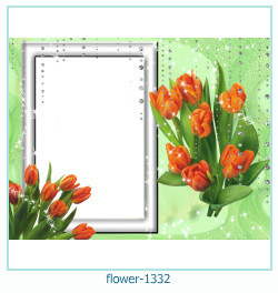 marco de fotos de flores 1332