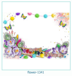 marco de fotos de flores 1341