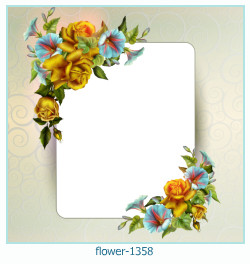 marco de fotos de flores 1358