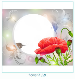 marco de fotos de flores 1359