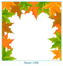 marco de fotos de flores 1400