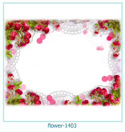 marco de fotos de flores 1403