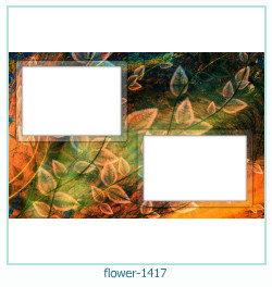 marco de fotos de flores 1417