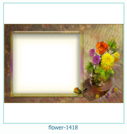 marco de fotos de flores 1418