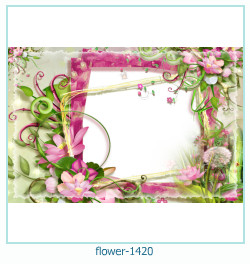 marco de fotos de flores 1420