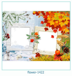 marco de fotos de flores 1422