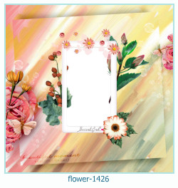 marco de fotos de flores 1426