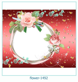 marco de fotos de flores 1492