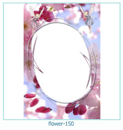 marco de fotos de flores 150