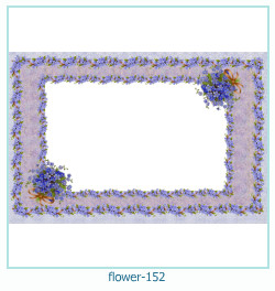 marco de fotos de flores 152