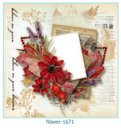 marco de fotos de flores 1671