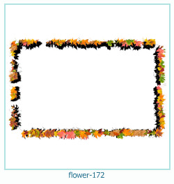 marco de fotos de flores 172