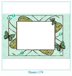 marco de fotos de flores 174